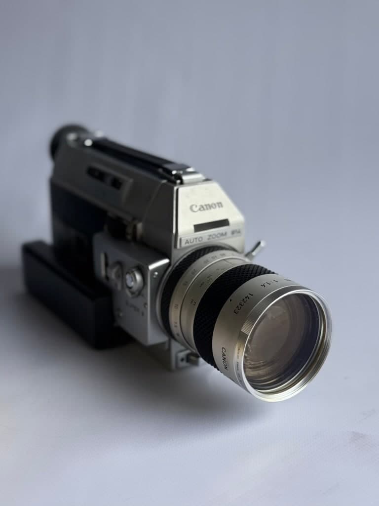 Canon Auto Zoom 814 Super 8 Camera f/1.4 Lens Vintage Film Camera — thumbnail 3
