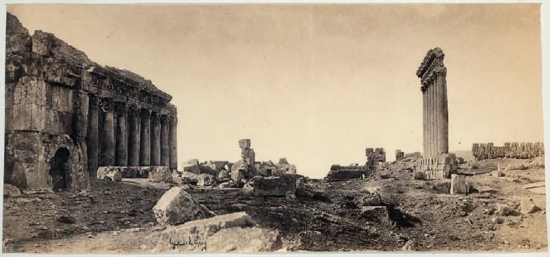 Temple Ruins in Baalbek, Lebanon