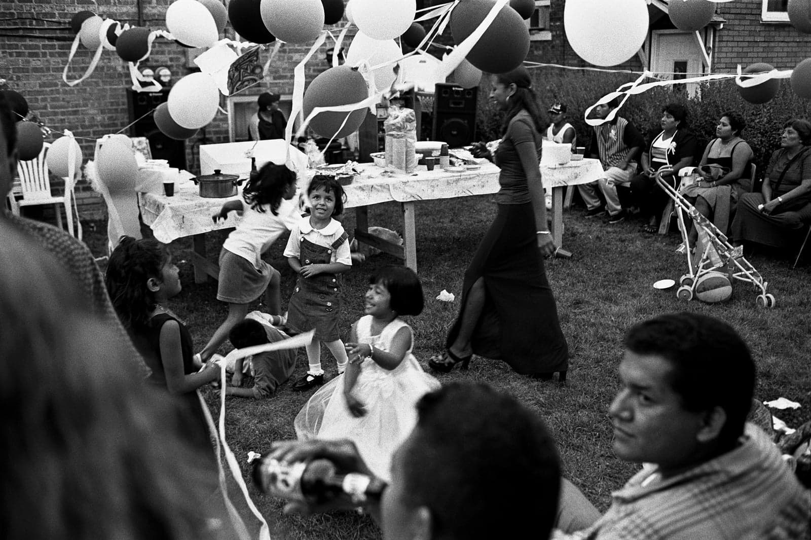 Birthday Party at Leo household. Back of the Yards, South Side of Chicago, Illinois, United States, 2000/01.